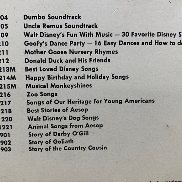 WALT DOSNEY’S VINTAGE 1961 BABES IN TOYLAND ORIGINAL VERSION DISNEYLAND RECORD - Picture 10 of 12